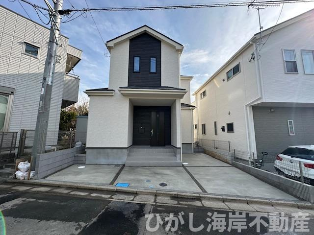 茅ヶ崎市赤羽根　新築戸建の外観| 現地外観