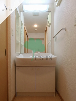 【洗面所】 | ルプランタン博多 | シンプルで使いやすい洗面台です！