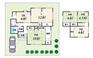 【間取り】 | 静市市原町　中古戸建【リフォームプラン】