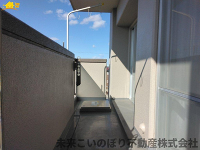 【バルコニー】 | シティホームズ幸手 | 落ち着いた時間を過ごせるバルコニーです