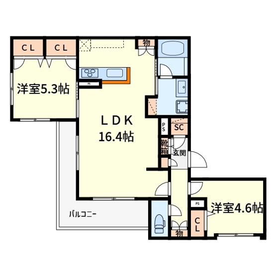 【間取り】 | 仮称）シャーメゾン高槻市赤大路町
