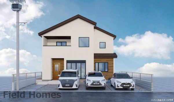 中央区東淵野辺２丁目新築戸建て　4期1号棟の外観|外観イメージ「中央区東淵野辺2丁目新築戸建て　1号棟」