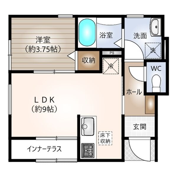 リーブルファイン一宮市乾町の間取り