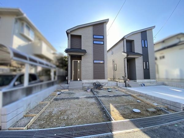 【前面道路含む現地写真】 | 西区樫野台6丁目　B号棟　新築戸建