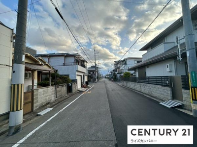 【前面道路含む現地写真】 | 堺市北区東雲東町3丁　売土地