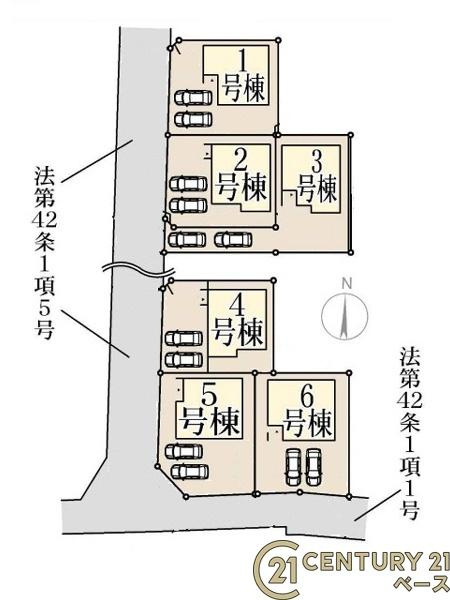 リーブルガーデン城殿町 １号棟 ／新築一戸建の区画図|■こちらの物件は１号棟です！■