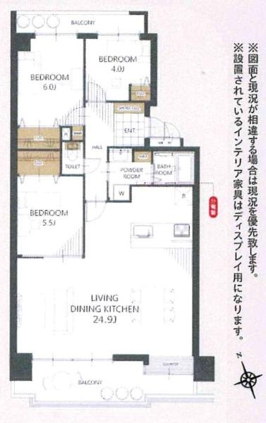 ユニオンハイツ岡崎の間取り|間取り図です