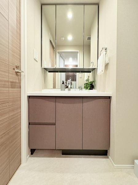 ブリシア横浜大口の独立洗面台