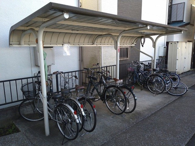 【その他】 | レオパレスフローレンス | 駐輪場　原付＆自転車のみ駐輪可能