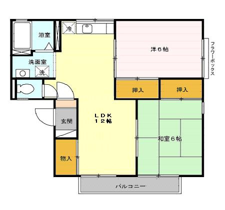 セジュールＭの間取り