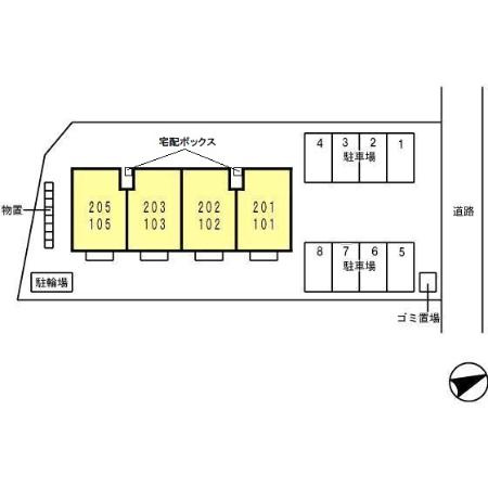 ベルメゾンの区画図