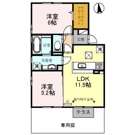オモイデーナSの間取り
