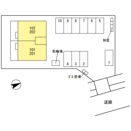 オモイデーナSの区画図