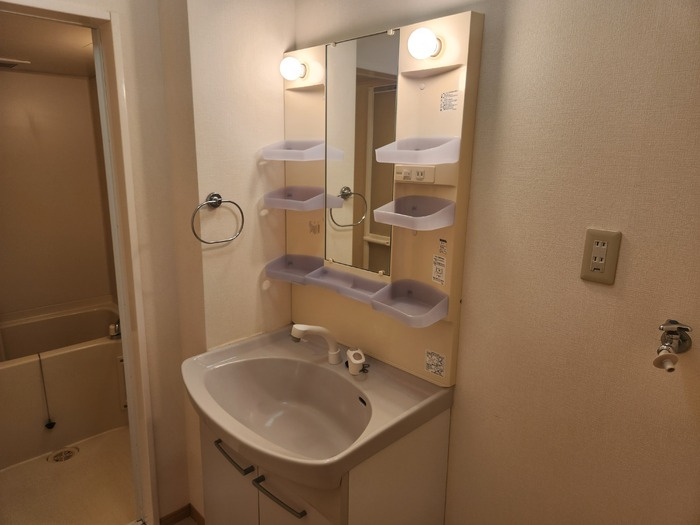 ピースフィールズの洗面所