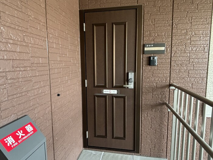 カーサ・ビアンカの玄関