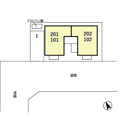 トリアノン文京の区画図