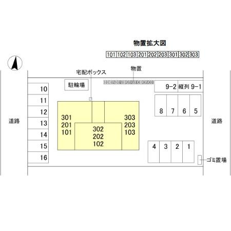 D-Regalo二の宮の区画図