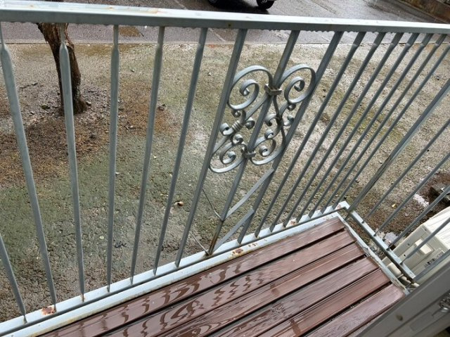 リバーハイツのバルコニー