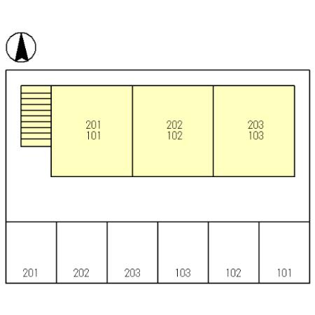リバーハイツの区画図