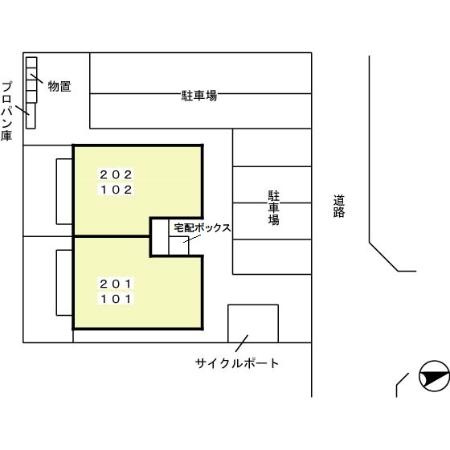 カルナ みたかの区画図