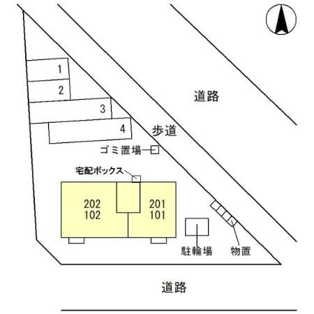 クオーレの区画図