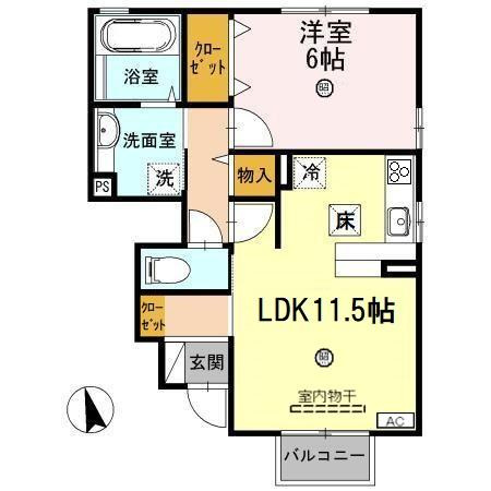クレシア高木北の間取り