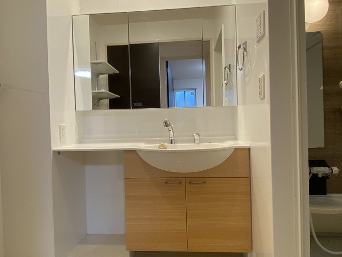 クレシア高木北の洗面所