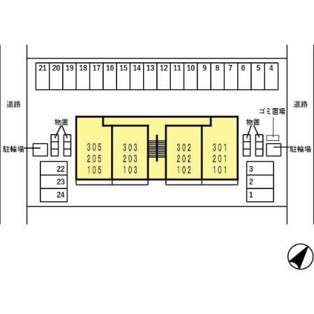 グランデサーナの区画図