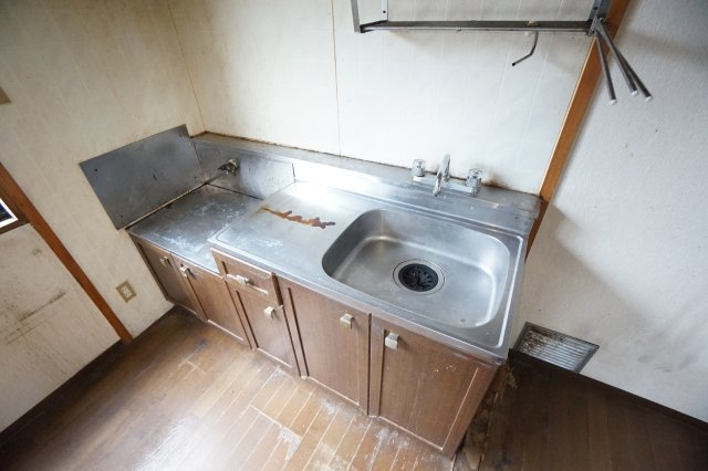 豊岡タウンハウス　D棟のキッチン