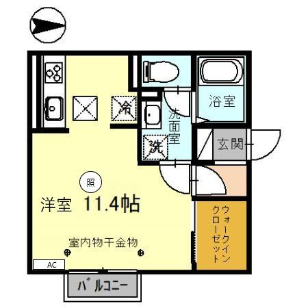 ポワロ　Ⅲの間取り