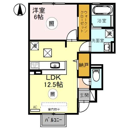 サルースの間取り