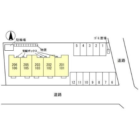 ソラティオ(solatio)の区画図