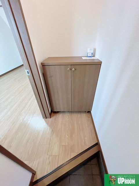 ハイツキューハイBの玄関