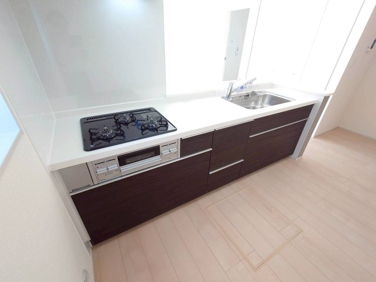 ■■豊見城市我那覇-1号棟（全3棟）のキッチン|きれいなキッチンです