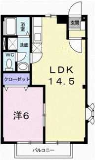 【間取り】 | エスポワール御立Ａ