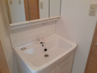 【洗面所】 | エスポワール御立Ａ | 広い洗面スペース