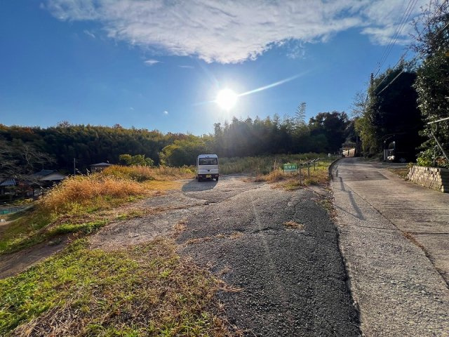 米子市奥谷売地の外観|敷地面積約233坪です。
見晴らしがとても良い立地となっております〇