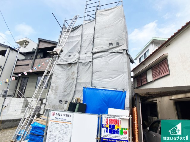 神戸市垂水区名谷町　第2期　新築一戸建ての外観|周辺は落ち着いた街並みの住宅地！子育てがしやすい住環境です！まだ未完成ですが、現地でしかわからない事もございます。是非一度ご覧ください。
