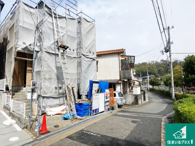 神戸市垂水区名谷町　第2期　新築一戸建ての前面道路含む現地写真|周辺は落ち着いた街並みの住宅地！子育てがしやすい住環境です！まだ未完成ですが、現地でしかわからない事もございます。是非一度ご覧ください。