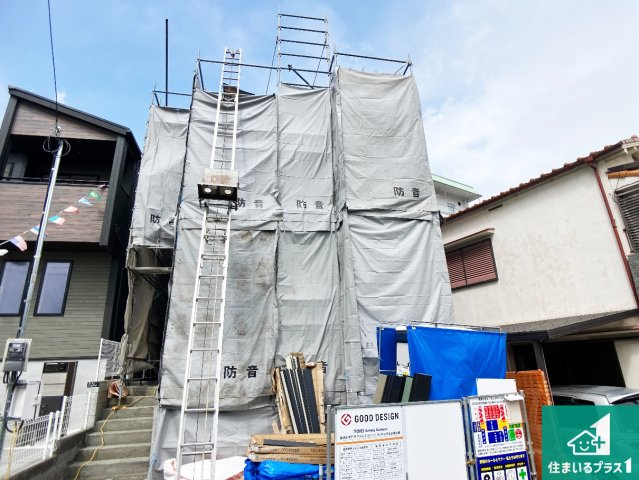 神戸市垂水区名谷町　第2期　新築一戸建ての外観|周辺は落ち着いた街並みの住宅地！子育てがしやすい住環境です！まだ未完成ですが、現地でしかわからない事もございます。是非一度ご覧ください。