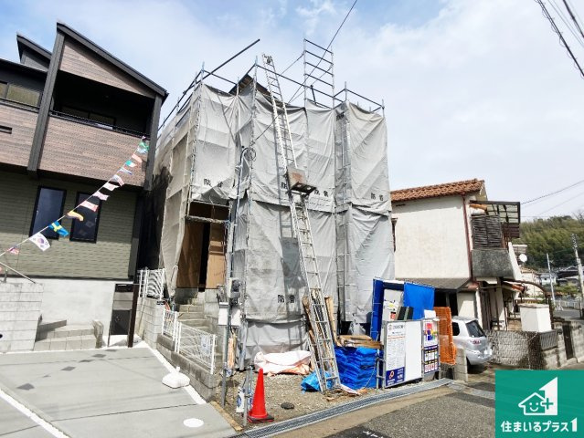 神戸市垂水区名谷町　第2期　新築一戸建ての外観|周辺は落ち着いた街並みの住宅地！子育てがしやすい住環境です！まだ未完成ですが、現地でしかわからない事もございます。是非一度ご覧ください。