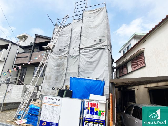 神戸市垂水区名谷町　第2期　新築一戸建ての外観|周辺は落ち着いた街並みの住宅地！子育てがしやすい住環境です！まだ未完成ですが、現地でしかわからない事もございます。是非一度ご覧ください。