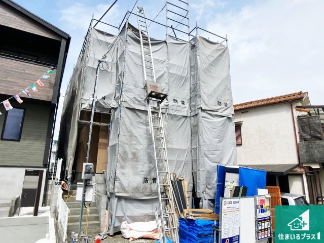 神戸市垂水区名谷町　第2期　新築一戸建ての外観|周辺は落ち着いた街並みの住宅地！子育てがしやすい住環境です！まだ未完成ですが、現地でしかわからない事もございます。是非一度ご覧ください。