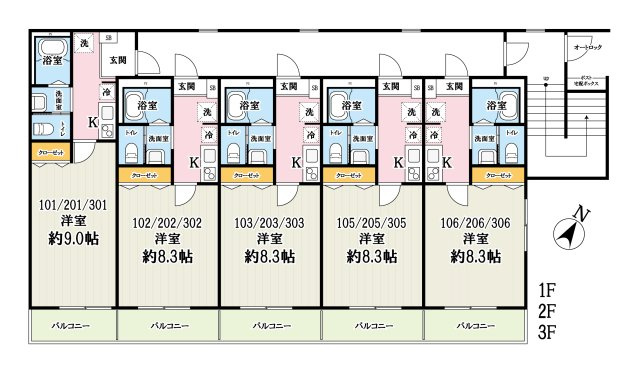アトラス川越の間取り