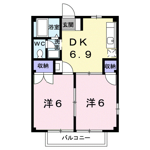 ニューシティ１の間取り