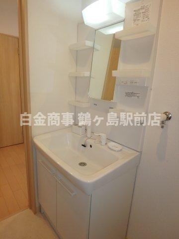 川越市笠幡中古戸建の独立洗面台