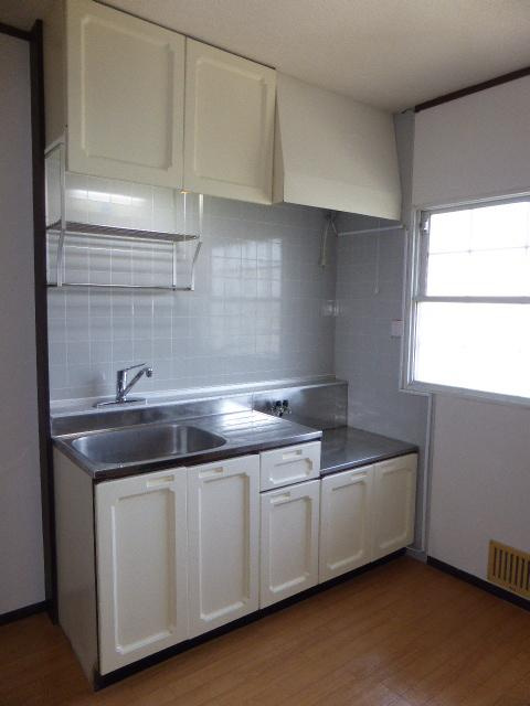 ロータスハイツ　Ｂのキッチン|キッチンでお料理をお楽しみください