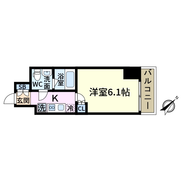 SHOKEN Residence新小岩の間取り