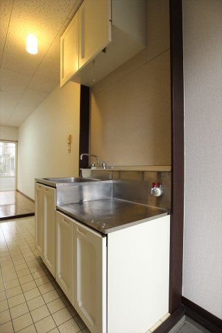 セキネハイツのキッチン|キッチンでお料理をお楽しみください