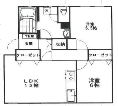 マンションTSUZUKIの間取り